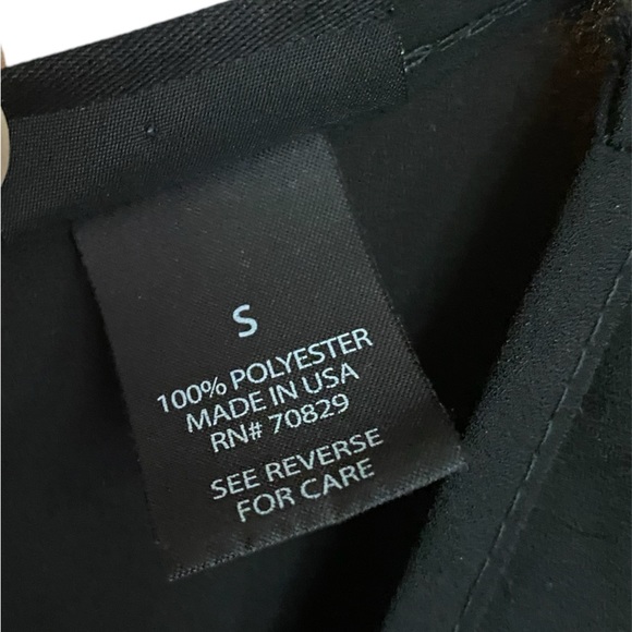 Rue 21 black blouse with bow size small - Picture 4 of 5